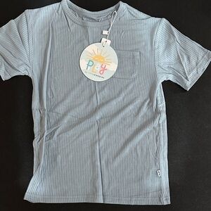Little Sleepies Light Blue Short Sleeve Tee